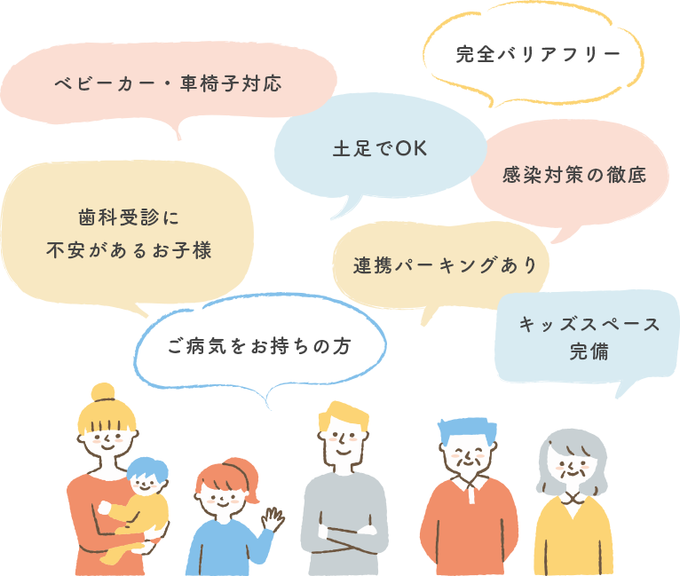 家族みんなで通いやすい
